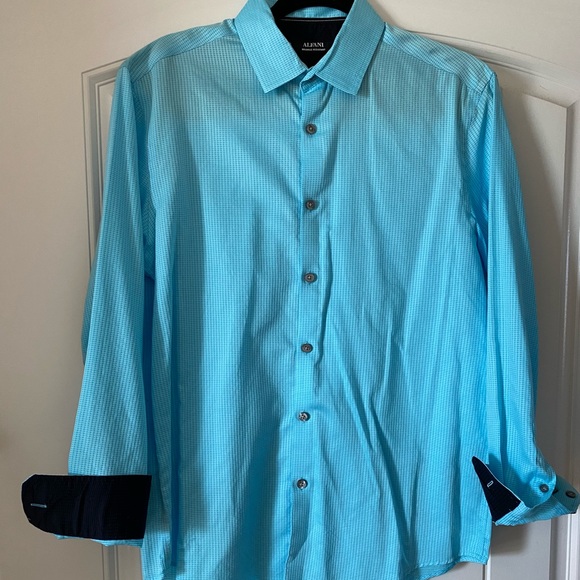 Alfani wrinkle resistant mens button down shirt - size small - Picture 6 of 12
